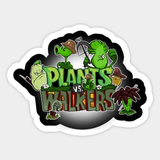 Plants vs. Walkers Sticker